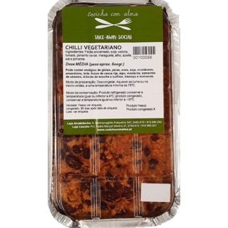 Cozinha com Alma Chili Vegetariano 1 Dose 2 Pessoas embalagem 600 g