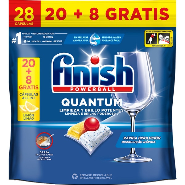 Pastilhas para Máquina da Loiça de Limão embalagem 28 unidades