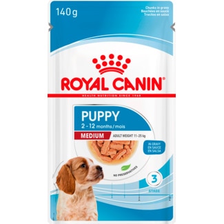 Royal Canin Alimento Húmido para Cachorro Raças Médias embalagem 140 g