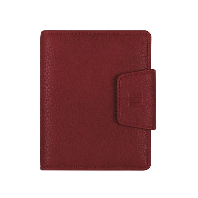 Agenda anillas año 2025 Classic Nova 602-73x114 mm semana vista horizontal Finocam rojo.