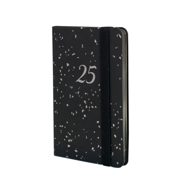 Agenda encuadernada año 2025 Flexi Joy F2-82x127 mm semana vista horizontal Flash Finocam multicolor multilingüe.
