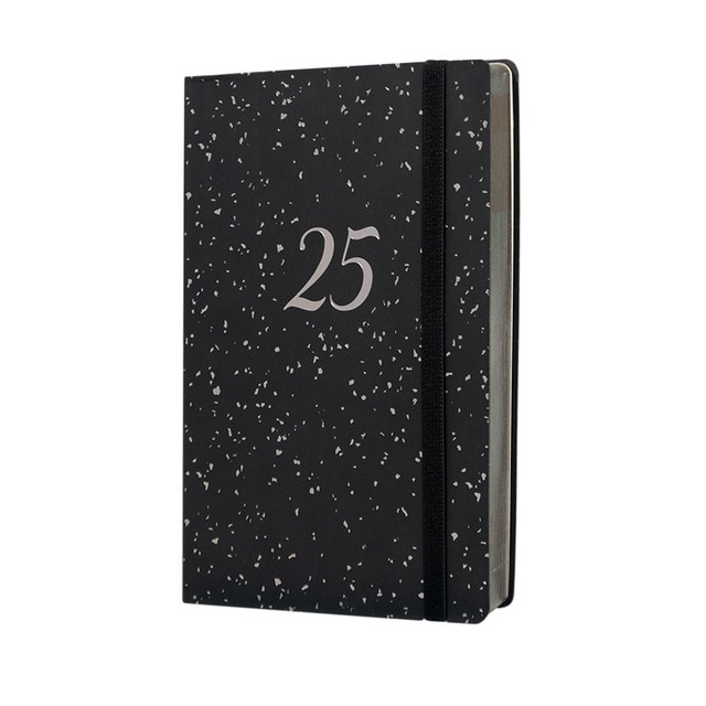 Agenda encuadernada año 2025 Flexi Joy FA5-148x210 mm 1 día página Flash Finocam multicolor multilingüe.