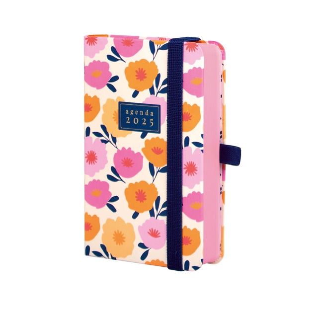 Agenda encuadernada año 2025 Mínimal Design M2-82x127 mm 1 día página Gala Finocam multicolor multilingüe.