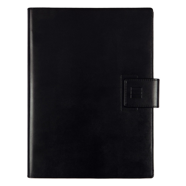 Agenda espiral con sobrecubierta y bloc de notas año 2025 Duouno E40-210x297 mm 1 día página Finocam negro.