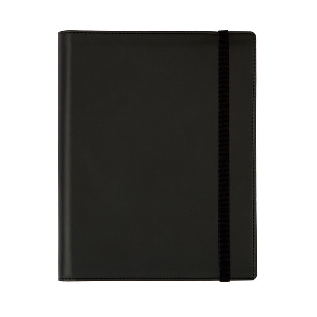 Agenda espiral con sobrecubierta y bloc de notas año 2025 Duoband E10-155x212 mm 1 día página Finocam negro.