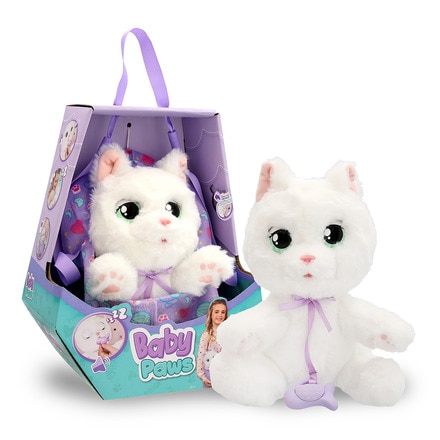 Peluche White Cat 