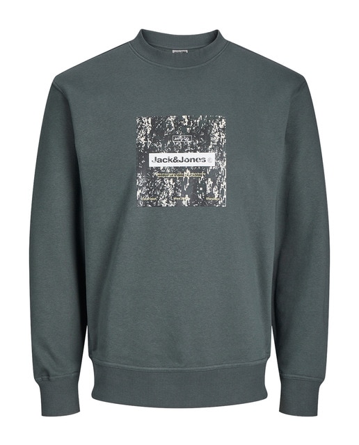 Sudadera crew neck de manga larga de hombre