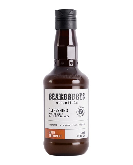 BEARDBURYS ESSENTIALS – Champú Refrescante 250ml Beardburys Essentials.