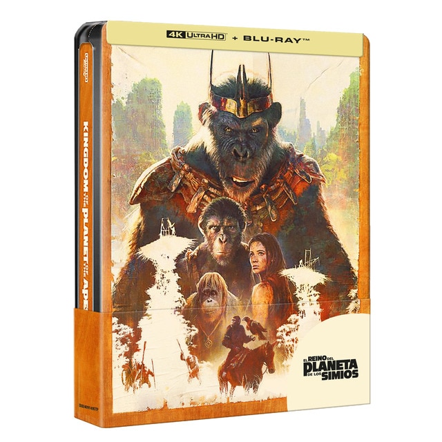 El reino del planeta de los simios (Edición Metálica) (4K Ultra HD + Blu-Ray).