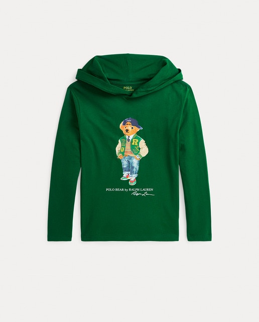 Camiseta de niño de algodón en verde