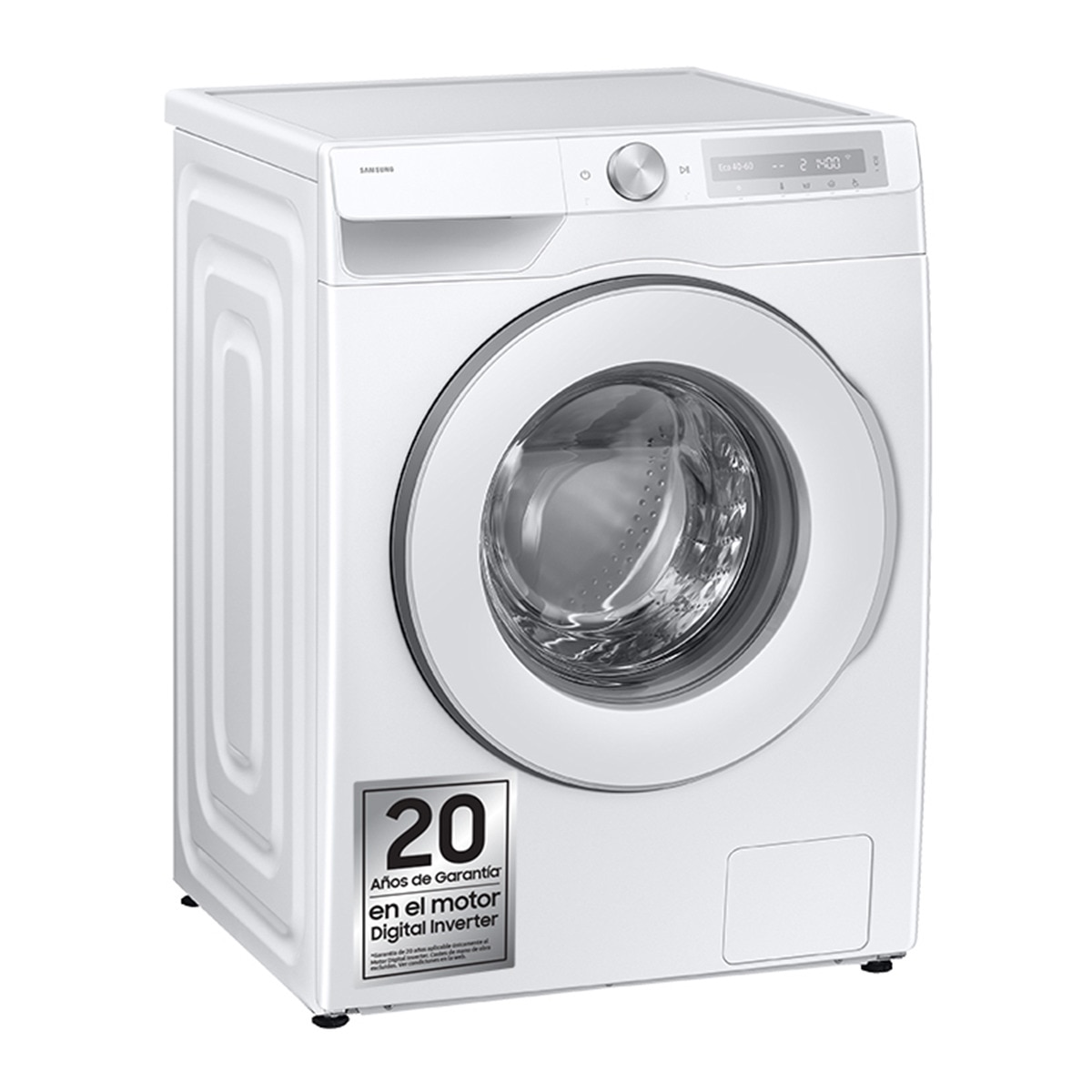 Samsung – Lavadora Samsung 9kg con Autodosificación Clase A Blanca WW90DG6U85HHU3.