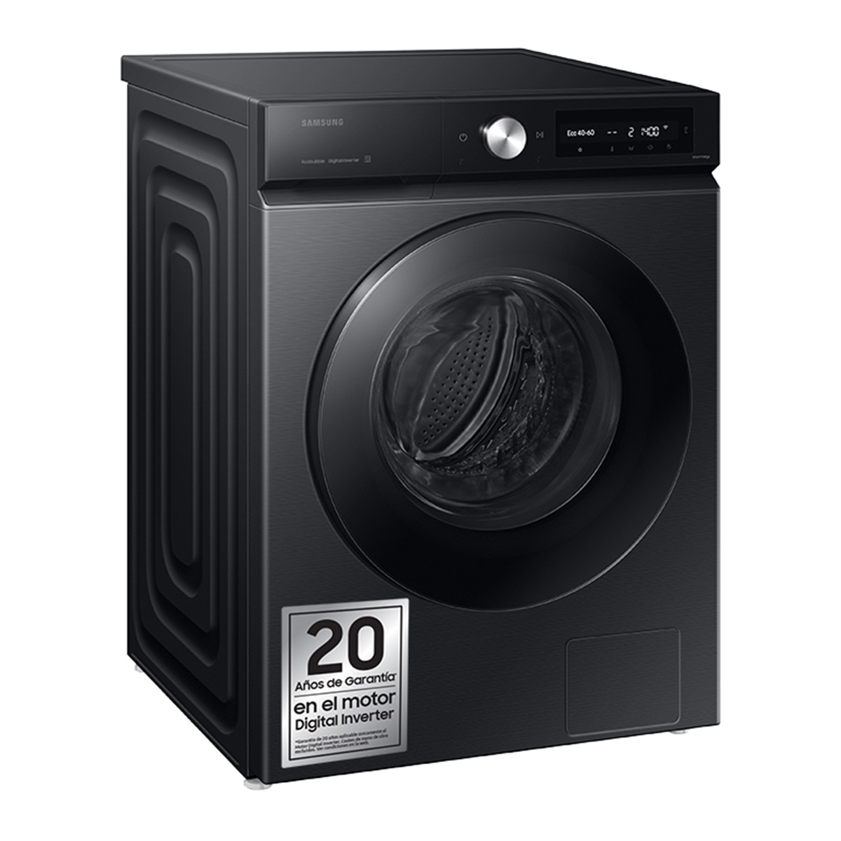 Samsung – Lavadora Samsung 11kg con Autodosificación Clase A Negra WW11DB7B94GBU3.