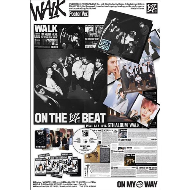 WALK  The 6th Album  Poster Ver CD