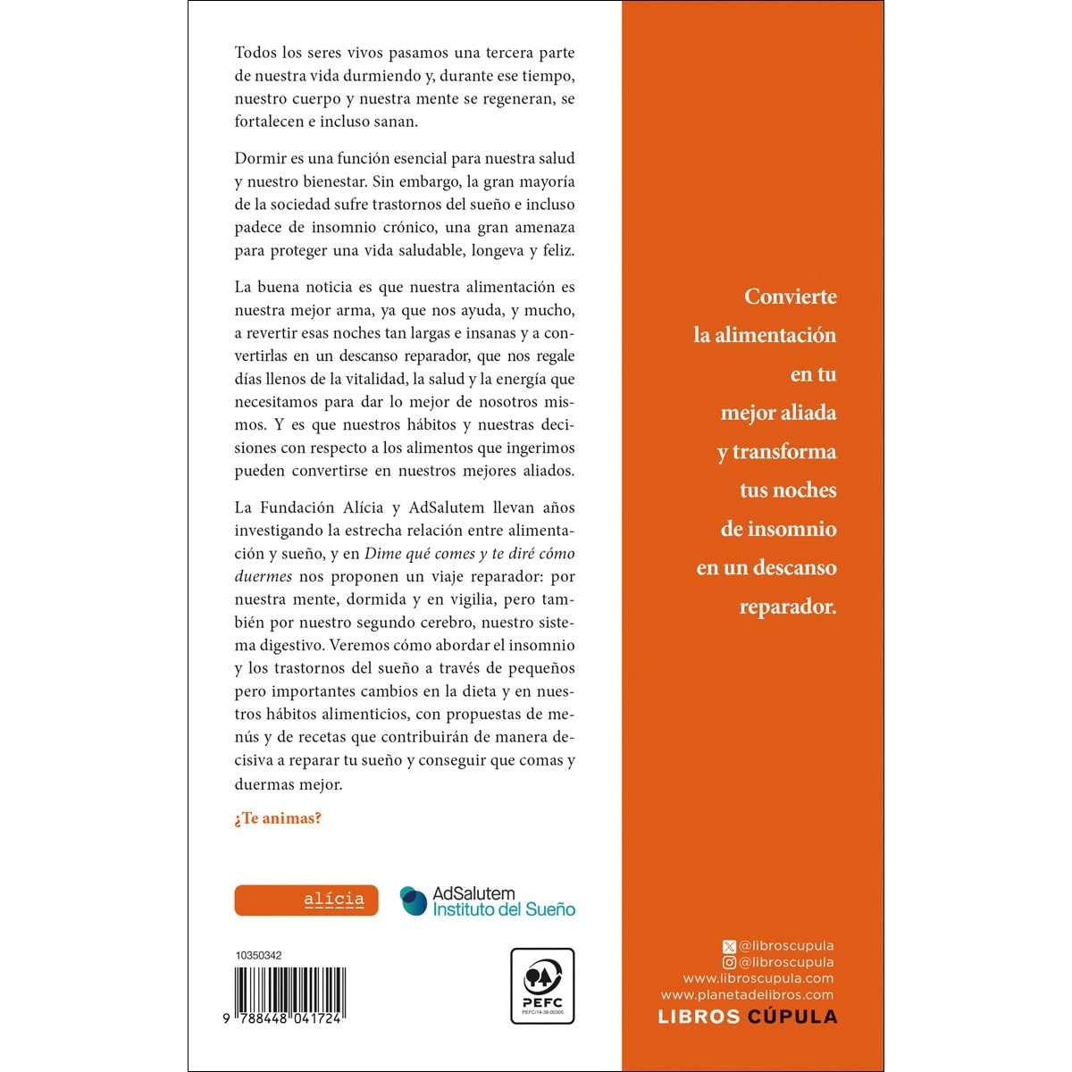 Dime qué comes y te diré cómo duermes (Capa mole com abas) 2