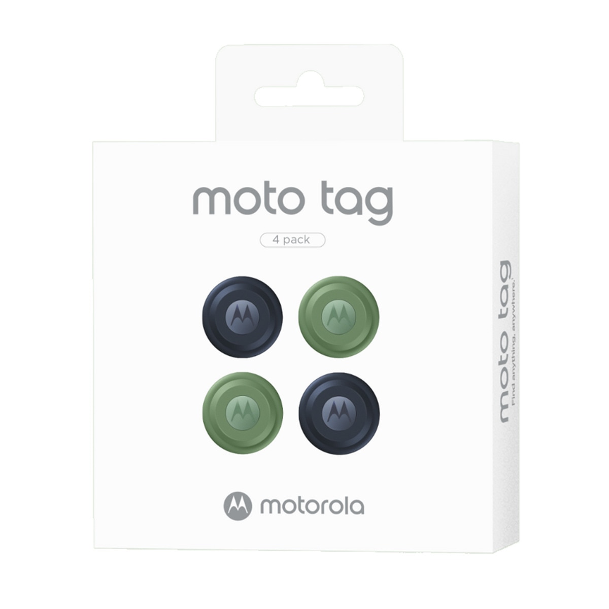 MOTOROLA - Pack de 4 dispositivos localizadores Motorola moto tag.