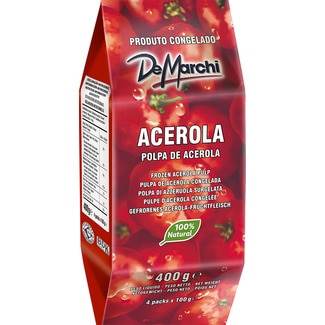 De Marchi Polpa de Acerola Pack 4 unidades embalagem 400 g