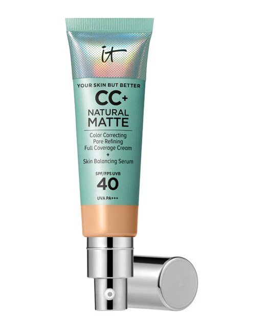 IT Cosmetics – Base de Maquillaje CC+ Natural Matte SPF 40 It Cosmetics.