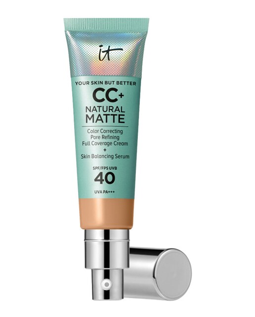 IT Cosmetics – Base de Maquillaje CC+ Natural Matte SPF 40 It Cosmetics.