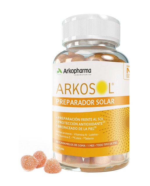 60 Gummies Reparador Solar Arkosol Arkopharma