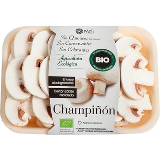 Cogumelos Laminados Biológicos embalagem 200 g