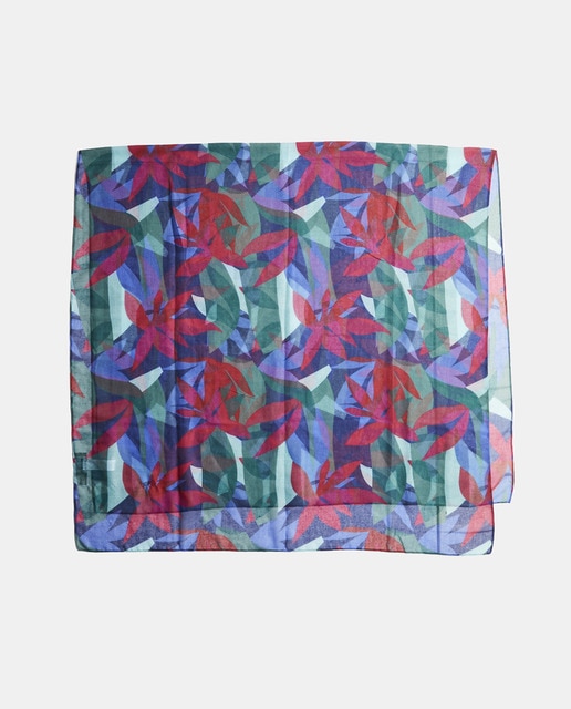 Pañuelo con estampado floral