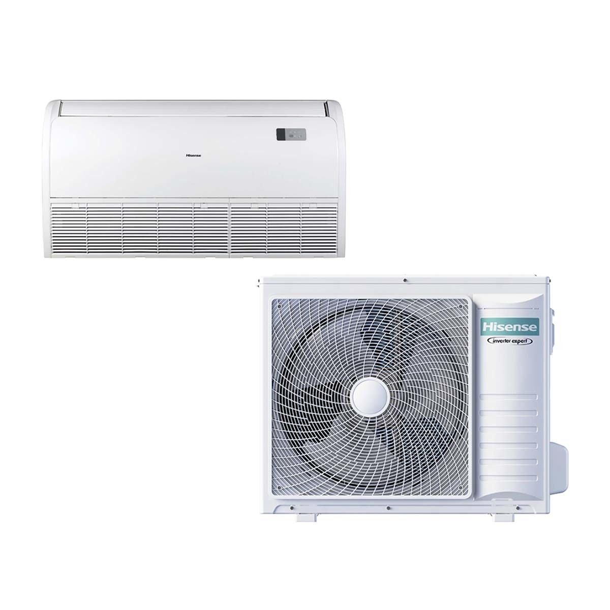 Hisense – Aire acondicionado suelo-techo Hisense Inverter con 5332 frig/h y 6278 kcal/h – AVT60UR4RB8/AUW60U4RK8.