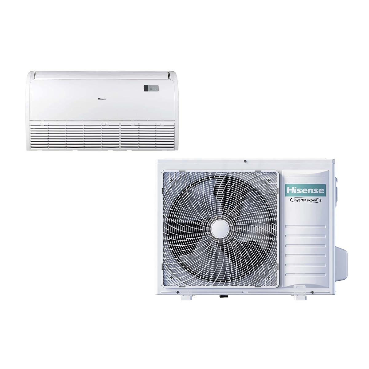 Hisense – Aire acondicionado suelo-techo Hisense Inverter con 5332 frig/h y 6278 kcal/h – AVT60UR4RB8/AUW60U4RJ7.