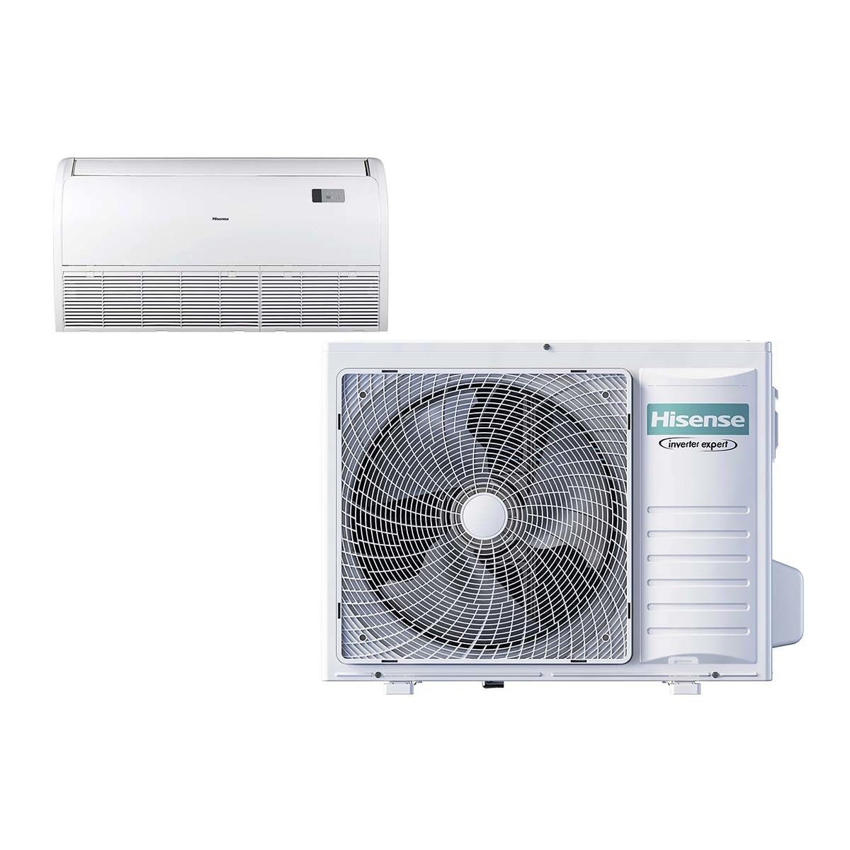 Hisense – Aire acondicionado suelo-techo Hisense Inverter con 6020 frig/h y 6880 kcal/h – AVT71UR4RB8/AUW71U4RJ7.