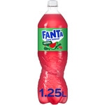 Sparkling watermelon soft drink with no added sugar bottle 1,25 l