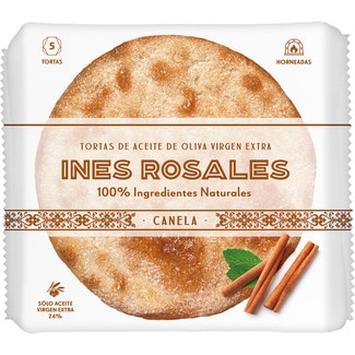 INES ROSALES tortas de aceite con canela 5 unidades paquete 150 g