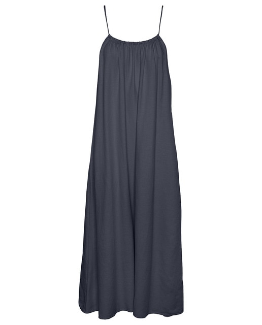 Vestido de triantes largo de mujer.