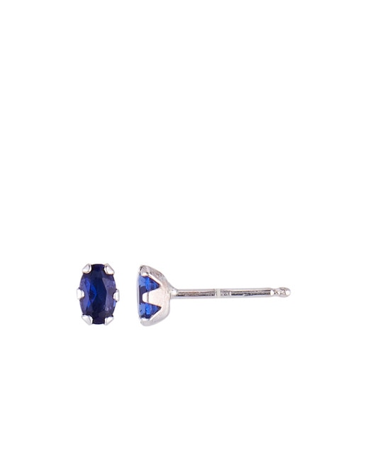 Oval Mini Zafiro Silver