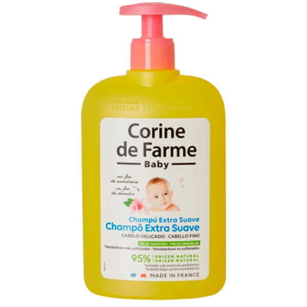 Gel de Banho Extra Suave Corpo e Cabelo Pele Sensível Baby embalagem 500 ml