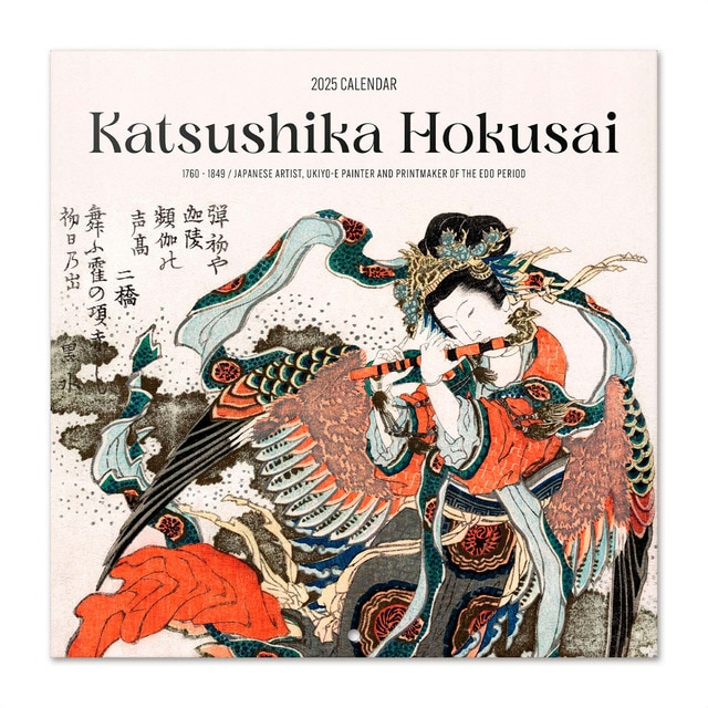 Calendario 2025 30x30 Hokusai Erik beige