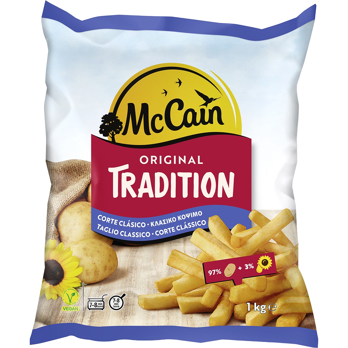 Tradition patatas congeladas