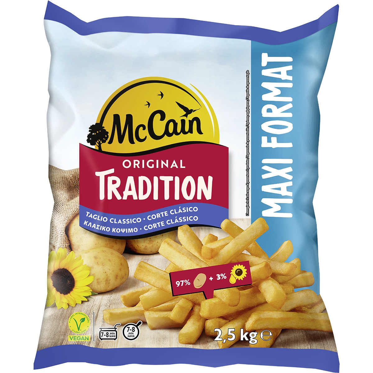 Tradition patatas corte clásico original
