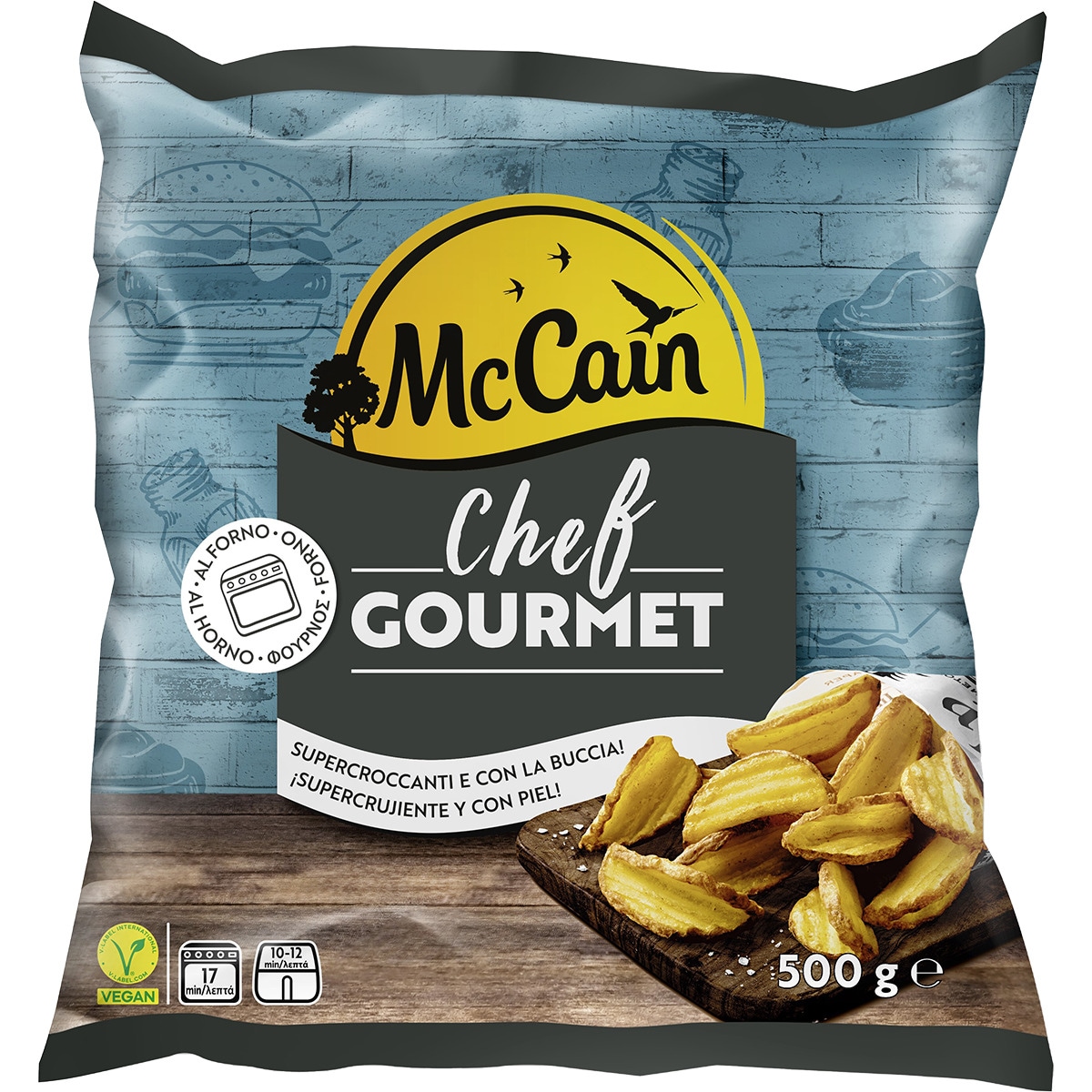 Chef Gourmet patatas crujientes con piel