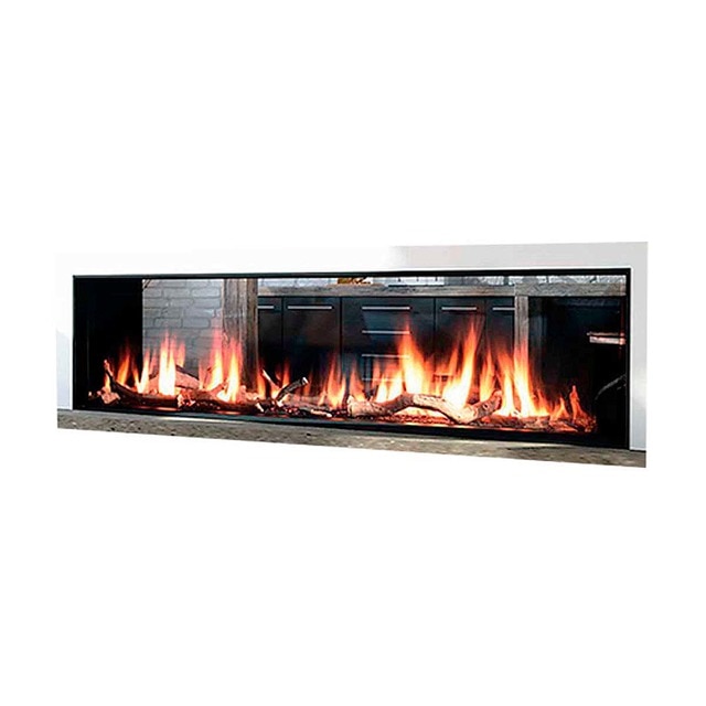 NORA FLAMES - Chimenea Gas LPG Pano 2000 Túnel.