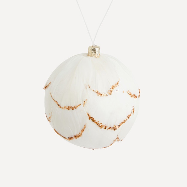 Bola de plumas natural Navidad El Corte Inglés