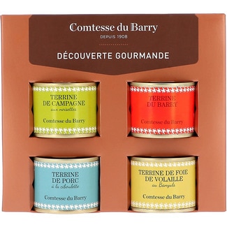 COMTESSE DU BARRY Klassische Leberpastetenmischung Landwurst, Schwein, Geflügel und à la Gascogne 4 Dosen Karton 280 g