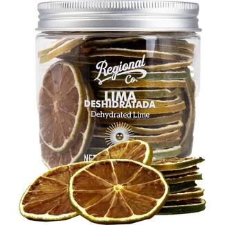 REGIONAL&CO Getrocknete Limettenscheiben Schale 70 g
