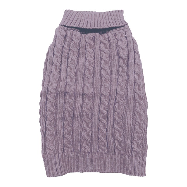 Fred & Rita – Jersey Fred & Rita para perros tricot trenzado. Rosa Talla 30 cm