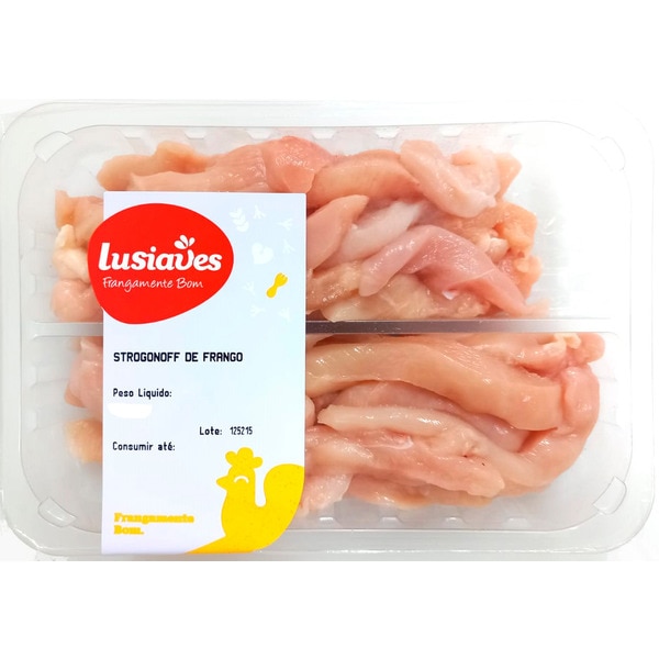 Strogonoff de Frango Peso Aproximado por embalagem 600 g