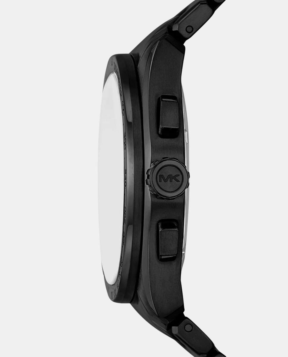 Relógio MK9179 Cronógrafo de Aço - Preto Preto-3