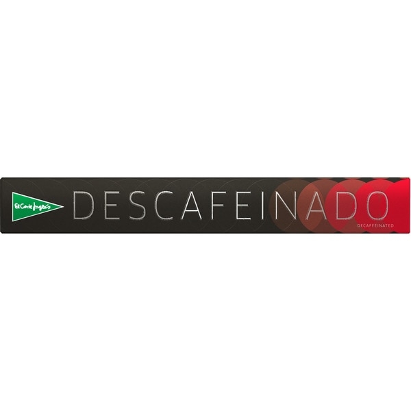 decaffeinated coffee case 10 capsules compatible with Nespresso coffee machines