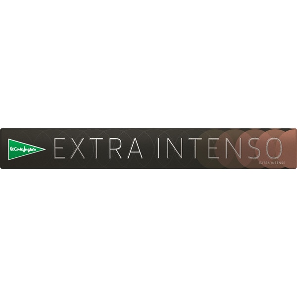 café extra intenso intensidad 11 estuche 10 cápsulas compostables y compatibles con Nespresso