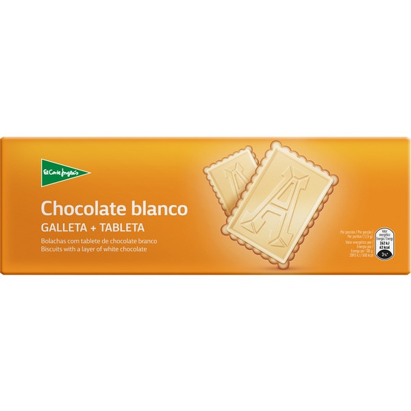 Kekse mit Tafel weißer Schokolade Karton 150 g