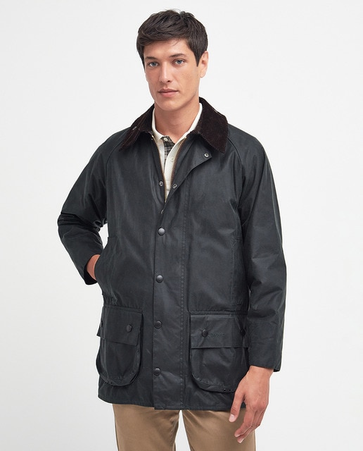 Barbour - Chaqueta de hombre con cierre de cremallera y bolsillos de solapa.