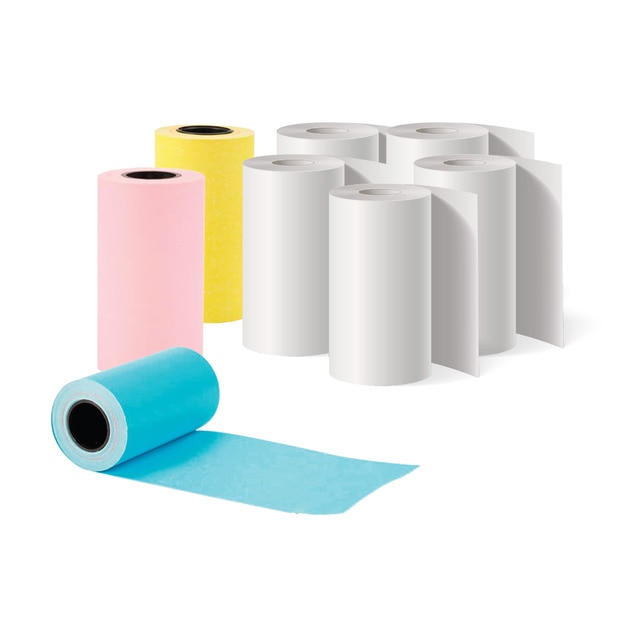 Papel térmico Belyo 8 rollos adhesivos.
