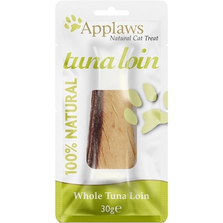 APPLAWS snack para gatos adultos lomo de atún envase 30 g
